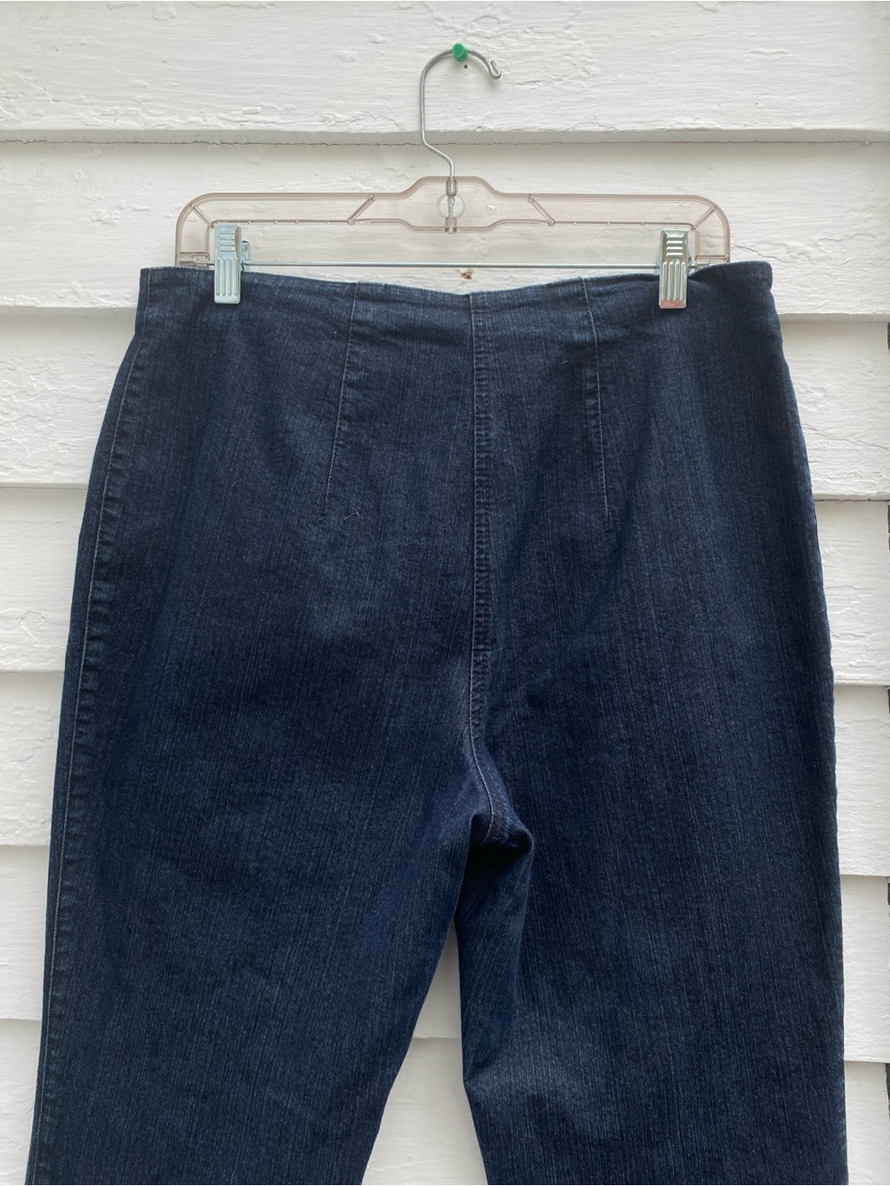 Vintage Vanilia Dark Blue Jeans Straight-Leg High-rise - Picture 8 of 9